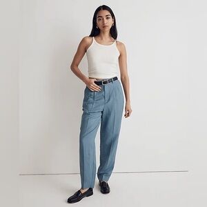 Madewell Linen Tailored Trousers